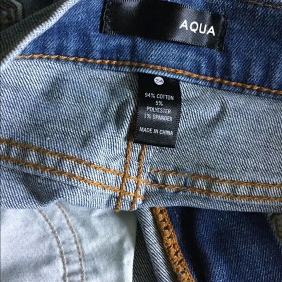 denim Mini Skirt with Ruffle - Picture 6 of 7